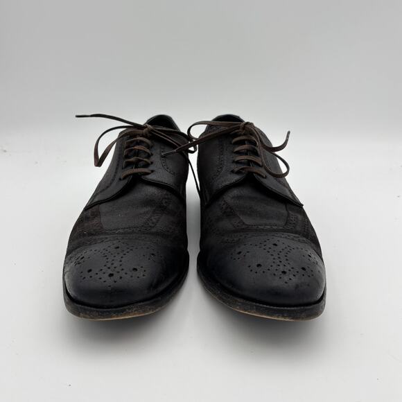 Dolce & Gabbana Leather Brogue Derby Dress Shoes Men\'s 9 main image 5